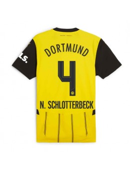 Borussia Dortmund Nico Schlotterbeck #4 Heimtrikot 2024-25 Kurzarm